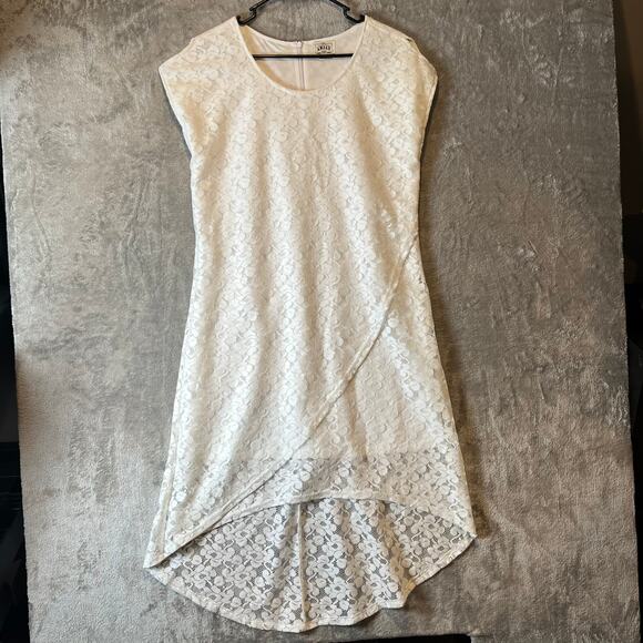 Ariat Women’s White Lace Hi Low Dress Size Small - Picture 1 of 10